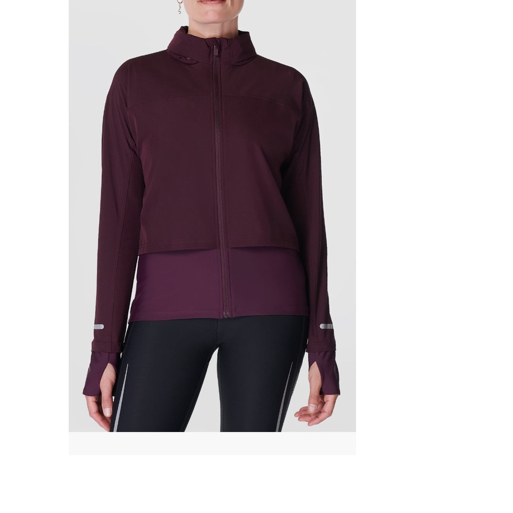 Sweaty Betty Plum Full-Zip Lightweight Ski Jacket